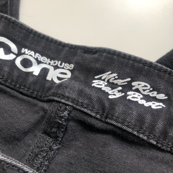22+ Short Plus Size Baby Bootcut Black Jeans Warehouse One Mid Rise​​​​​ - Picture 7 of 10